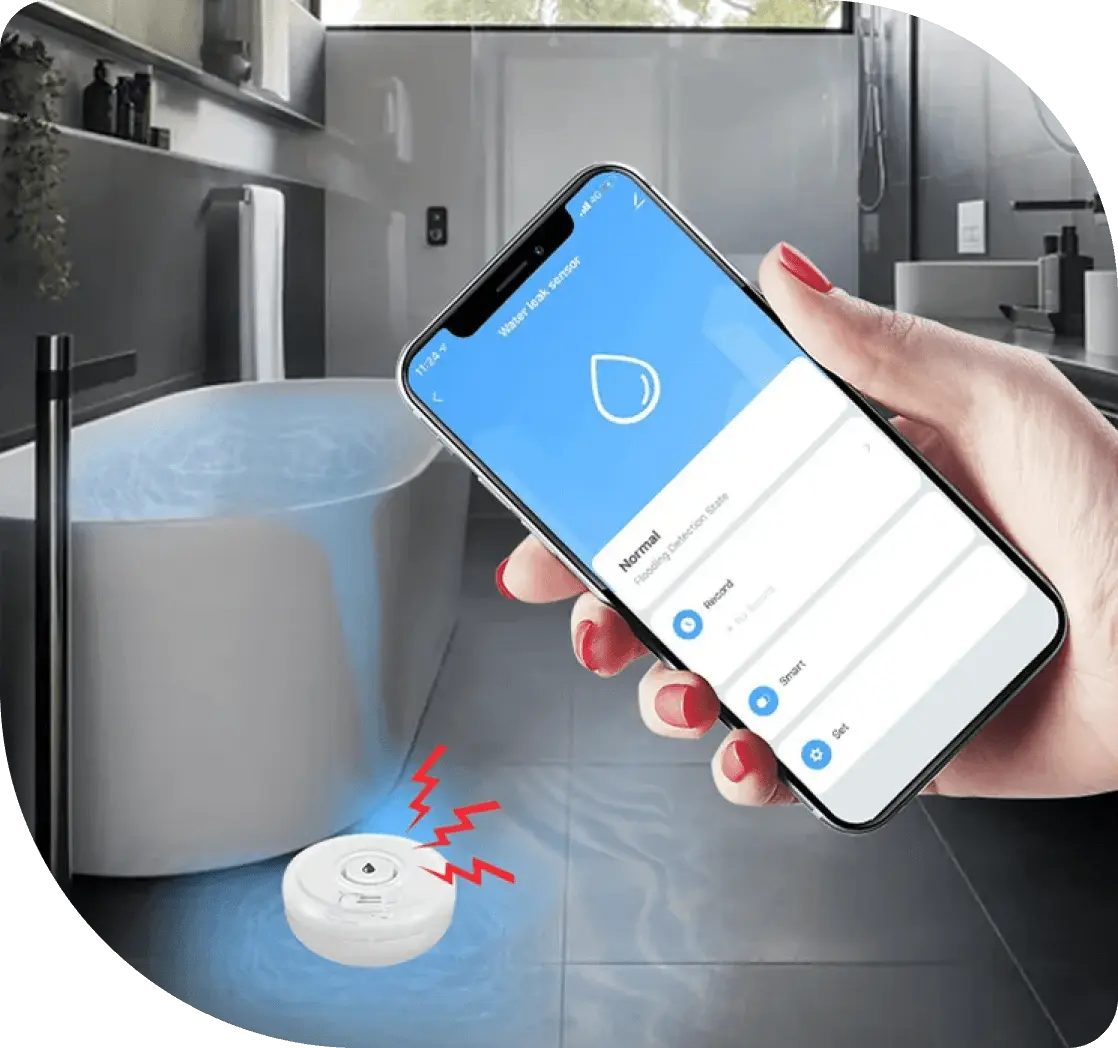 Drip Defender Pro pings to mobile phone
